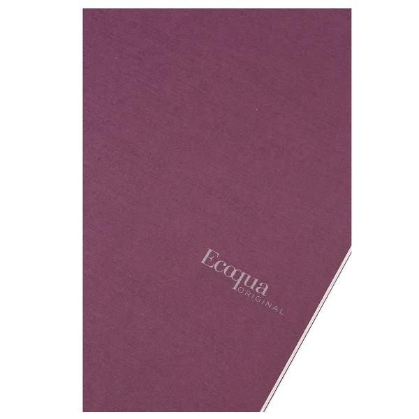 Maxiquaderno Ecoqua original PM - A4  - 5mm - 40 fogli - 90gr - vino - Fabriano