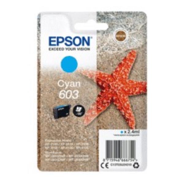 Epson - Cartuccia ink - 603 - Ciano - C13T03U24010 - 130 pag