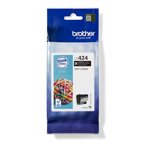 Brother - Cartuccia - Nero - LC424BK - 750 pag