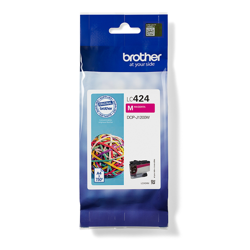 Brother - Cartuccia - Magenta - LC424M - 750 pag
