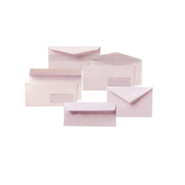 Busta Busta Silver Matic FSC - senza finestra - gommata - 11,4 x 16,2 cm - 80 gr -  bianco - Pigna Envelopes - conf. 25 pezzi