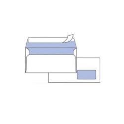 Busta SILVER90 STRIP FSC - bianca - internografata - con finestra - 110 x 230 mm - 90 gr - Pigna Envelopes - conf. 25 pezzi