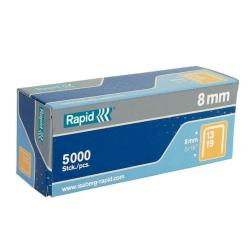 Punti galvanizzati - 13/10 - 10 mm - metallo - Rapid - conf. 5000 pezzi