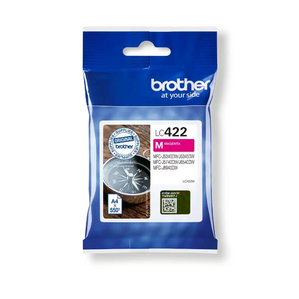 Brother - Cartuccia - Magenta - LC422M - 550 pag