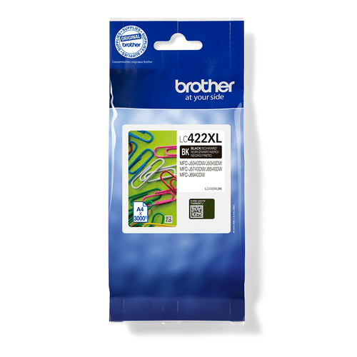Brother - Cartuccia - Nero - LC422XLBK - 3.000 pag