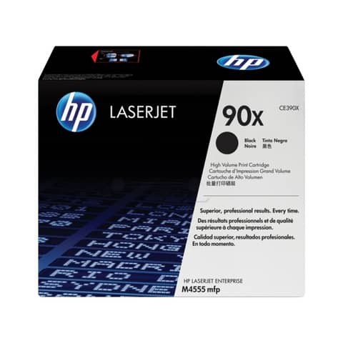 Hp - Toner originale - 90X - Nero - CE390X - 24.000 pag