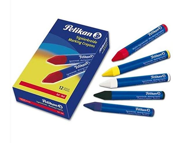Pastello industriale 762 - blu - Pelikan - scatola 12 pezzi