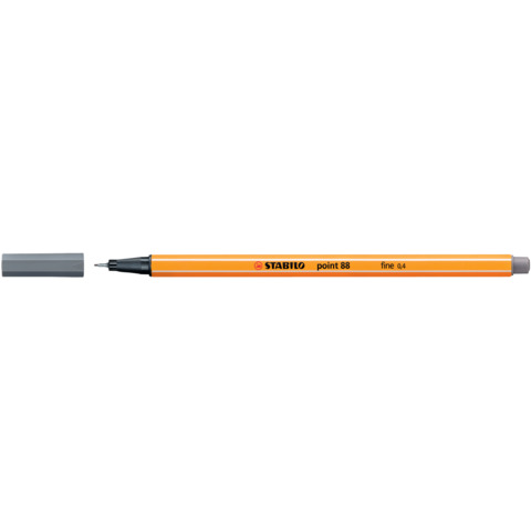 Fineliner Point 88 - tratto 0,4 mm - grigio payne 98 - Stabilo