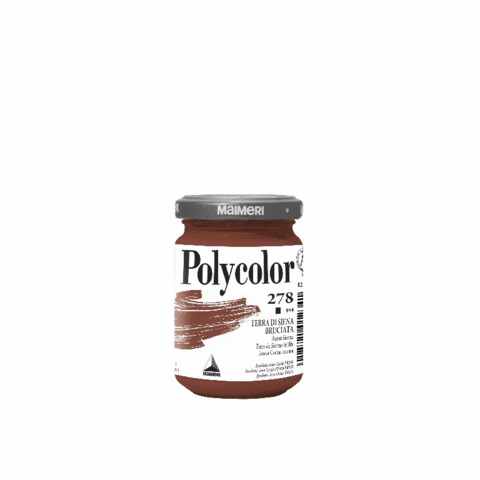 Colore vinilico Polycolor - 140 ml - terra di Siena bruciato - Maimeri