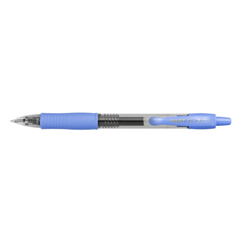 Roller gel a scatto G-2 - punta 0,7mm - celeste - Pilot