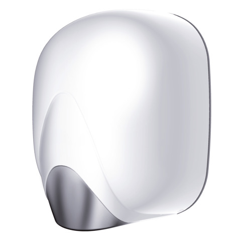 Asciugamani a fotocellula Zefiro Hot - 22,1x15,7x28,5 cm - 550 W - bianco - Medial International