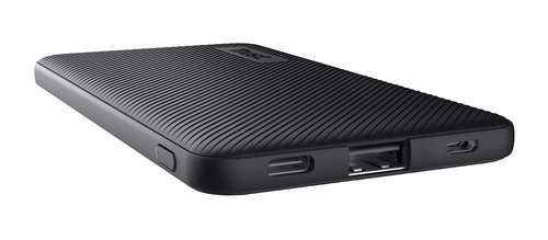 Powerbank Primo - ultrasottile - da 5.000 mAh - nero - Trust