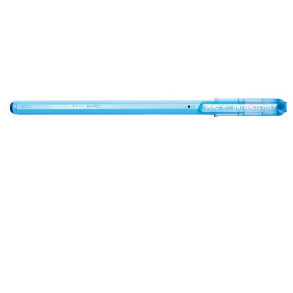 Penna a sfera con cappuccio Superb Antibacterical+ - punta 0,7 mm - inchiostro blu - Pentel