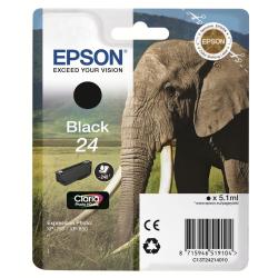 Epson 24 - 5.1 ml - nero - originale - blister con allarme a radiofrequenza - cartuccia d'inchiostro - per Expression Photo XP-55, 750, 760, 850, 860, 950, 960, 970; Expression Premium XP-750, 850