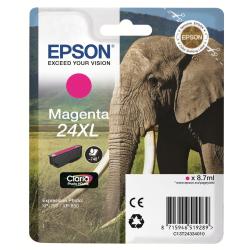 Epson 24XL - 8.7 ml - XL - magenta - originale - blister con allarme a radiofrequenza - cartuccia d'inchiostro - per Expression Photo XP-55, 750, 760, 850, 860, 950, 960, 970; Expression Premium XP-750, 850
