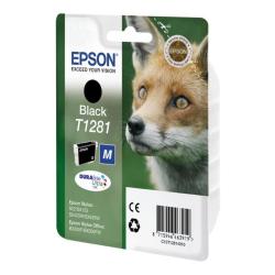 Epson T1281 - Taglia M - nero - originale - blister con radiofrequenza / allarme acustico - cartuccia d'inchiostro - per Stylus S22, SX230, SX235, SX420, SX430, SX435, SX438, SX440, SX445; Stylus Office BX305