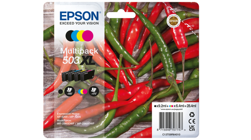 Epson - Multipack Cartucce - 503XL - BK/C/M/Y - C13T09R64010