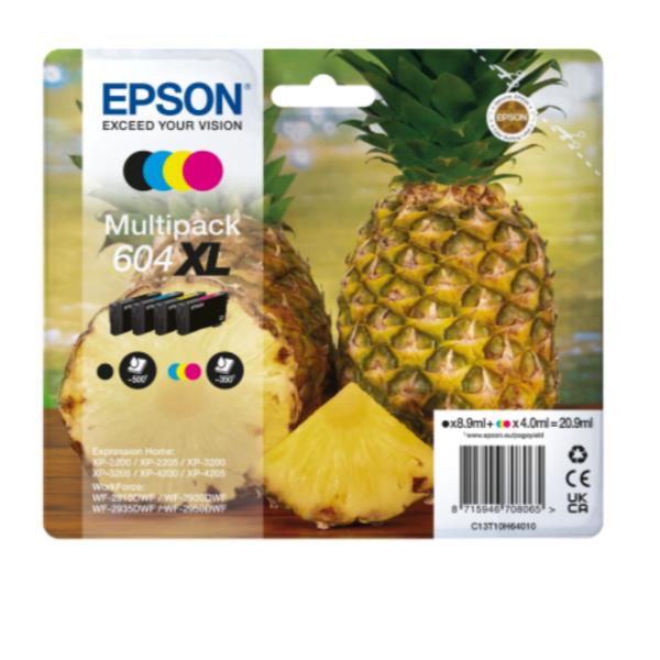Epson - Multipack Cartucce - 604XL - BK/C/M/Y - C13T10H64010
