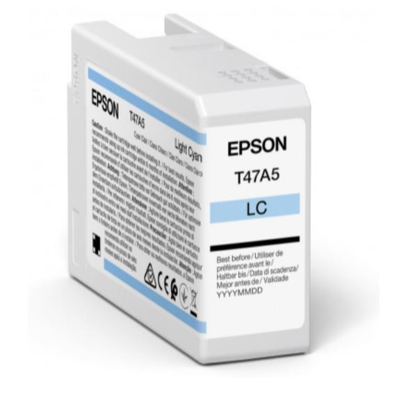 Epson - Cartuccia UltraCrome Pro 10 - Ciano Chiaro - C13T47A500 - 50 ml