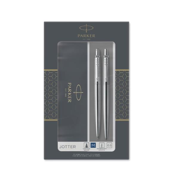 Gift set Jotter Stainless Steel CT - portamine 0,5 mm / sfera M - Parker