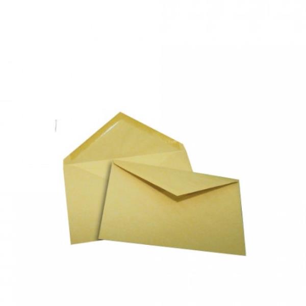 Busta Giallo Postale - gommata - 18 x 24 cm - 80 gr - carta riciclata FSC - giallo - Pigna Envelopes - conf. 25 pezzi
