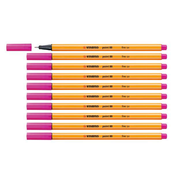 Fineliner Point 88 - tratto 0,4 mm - rosa 56 - Stabilo