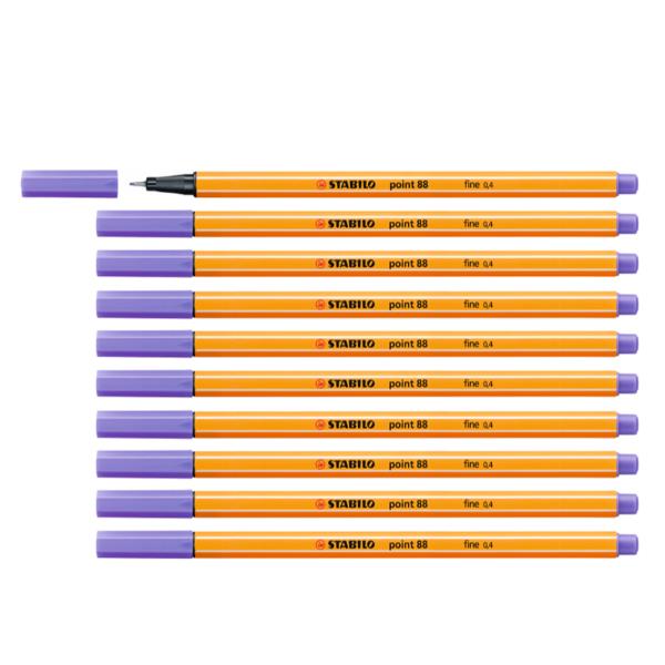 Fineliner Point 88 - tratto 0,4 mm - viola 55 - Stabilo
