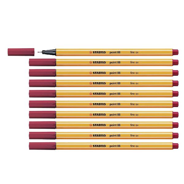 Fineliner Point 88 - tratto 0,4 mm - carminio 50 - Stabilo