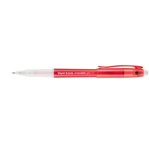 Penna a sfera gel cancellabile Erasable gel - punta 0,7mm - rosso  - Papermate