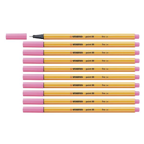 Fineliner Point 88 - tratto 0,4 mm - rosa 29 - Stabilo
