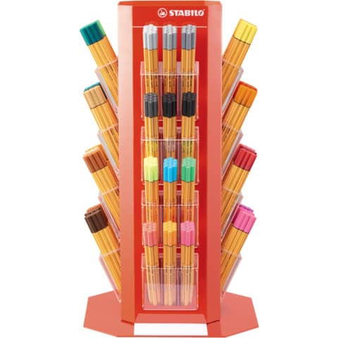 Point 88 - colori assortiti - Stabilo - 480 penne