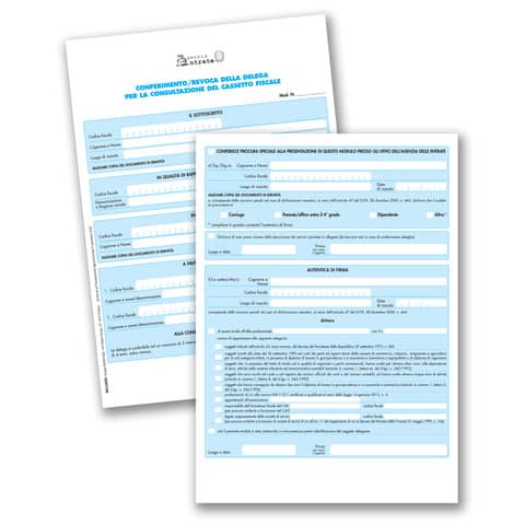 Cassetto fiscale conferimento/delega consultazione - modulo continuo - 851118CS0 -  Semper