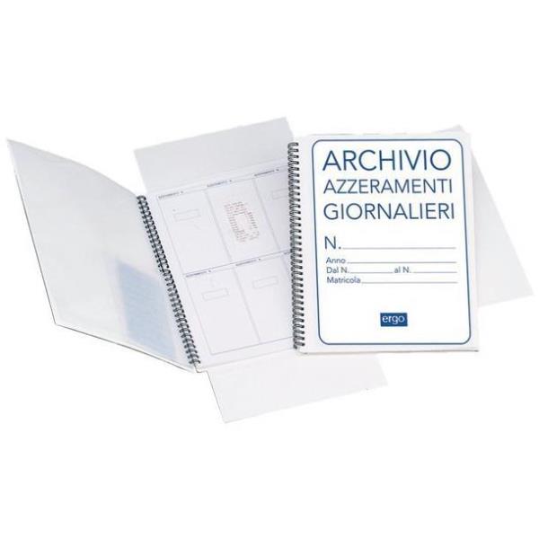 Cartellina azzeramenti giornalieri - 13 fogli - 156 alloggiamenti - 31x24,5cm - 1820AZT00 - Flex