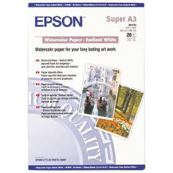 Epson - Bianco splendente - A3 plus (329 x 423 mm) - 188 g/m² - 20 fogli carta per acquerelli - per SureColor P5000, P800, SC-P10000, P20000, P5000, P700, P7500, P900, P9500