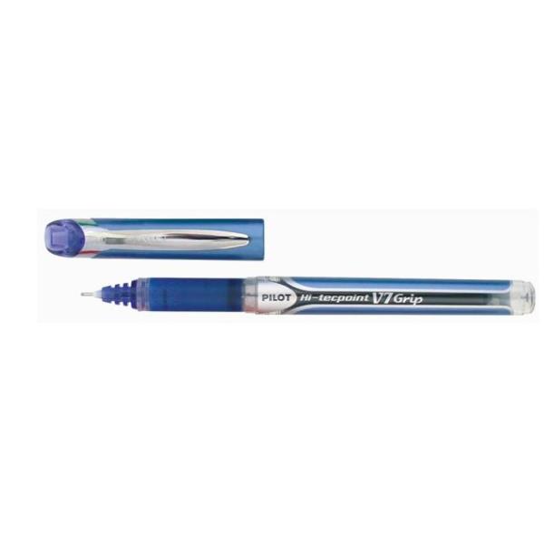 Pilot Hi-Tecpoint V7 Grip - Penna a sfera - blu - 0.7 mm - medio