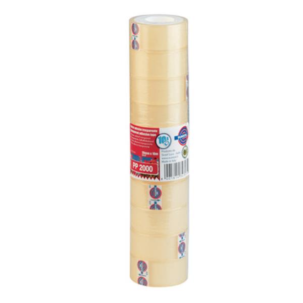 Eurocel PP 2000 - Nastro da imballaggio - 19 mm x 10 m - polipropilene orientato biassialmente - trasparente, miele