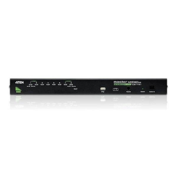 ATEN Master View max CS-1708A - Switch KVM / USB - 8 x KVM / USB - 1 utente locale - desktop, montabile su rack