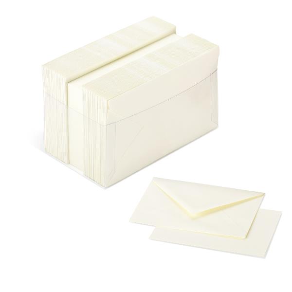 FAVINI Arcobaleno - Busta - dimensione B1 - 72 x 110 mm - triangolare - apertura laterale - avorio - pacco da 100