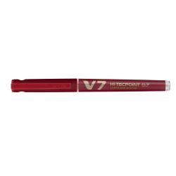 Pilot Hi-Tecpoint V7 Begreen - Penna a sfera - rosso - 0.7 mm - medio (pacchetto di 10)