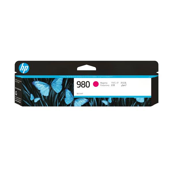 HP 980 - 86.5 ml - magenta - originale - cartuccia d'inchiostro - per Officejet Enterprise Color MFP X585; Officejet Enterprise Color Flow MFP X585