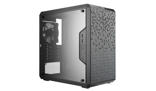 Cooler Master MasterBox Q300L - Tower - micro ATX - pannello laterale finestrato (acrilico) - senza alimentazione (ATX / PS/2) - nero - USB/Audio