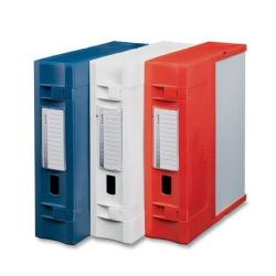 Fellowes Trilex Novi Combi Box - Cartella a scatola - larghezza dorsale 90 mm - per 295 x 358 mm - rosso