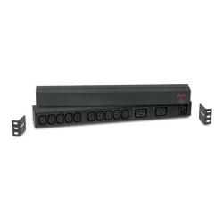 APC Basic Rack-Mount PDU - Unità distribuzione alimentazione (montabile in rack) - 208/230 V c.a. V - ingresso: IEC 60320 C20 - connettori di uscita 12 (power IEC 60320 C13, IEC 60320 C19) - Worldwide - nero - per P/N: SMTL1000RMI2UC, SMX1000C, SMX1500RM2UC, SMX1500RM2UCNC, SMX750C, SMX750CNC