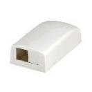 Panduit MINI-COM - Scatola connessione rete - office white - 1 porta