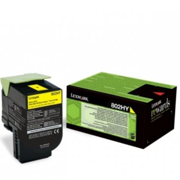 Lexmark - Giallo - originale - cartuccia toner - per Lexmark CX410de, CX410dte, CX410e, CX510de, CX510dhe, CX510dthe