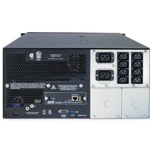 APC Smart-UPS - UPS - 230 V c.a. V - 4 kW - 5000 VA - Ethernet 10/100, RS-232 - connettori di uscita 10 - 5U - nero - per P/N: AR3105W, AR3140G, AR3155W, AR3305W, AR3340G, AR3355W, AR4038IX432, NBWL0356A