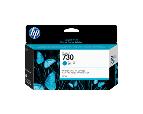 HP 730 - 130 ml - ciano - originale - DesignJet - cartuccia d'inchiostro - per DesignJet T1700, T1700 PostScript, T1700dr, T1700dr PostScript
