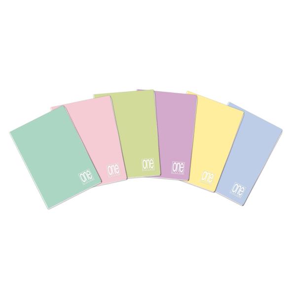Blasetti One Color Pastello - Taccuino - A4 - 21 fogli / 42 pagine - regolabile - disponibile in colori assortiti