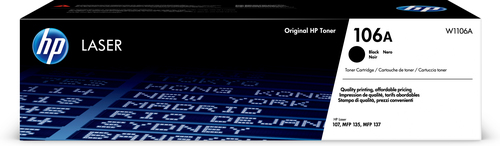 HP 106A - Nero - originale - cartuccia toner (W1106A) - per Laser 107, MFP 135, MFP 137