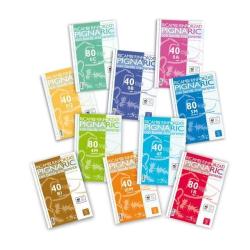 Pigna Ric - Carta a fogli mobili - A4 - 40 fogli - quadretti - disponibile in colori assortiti